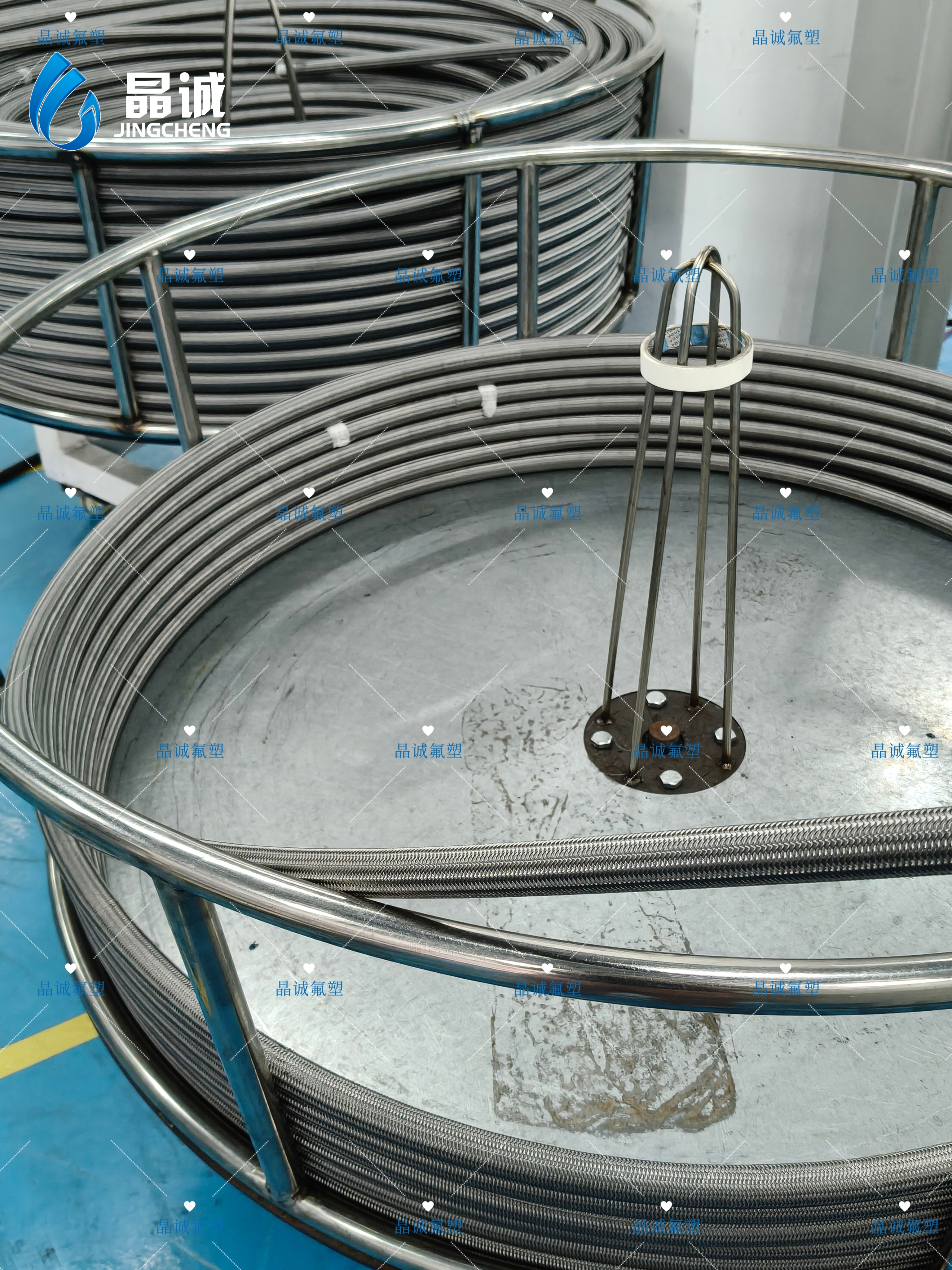 Custom High Pressure 304 Stainless Steel Plain Braided PTFE Hose For Chemical And Petrochemical