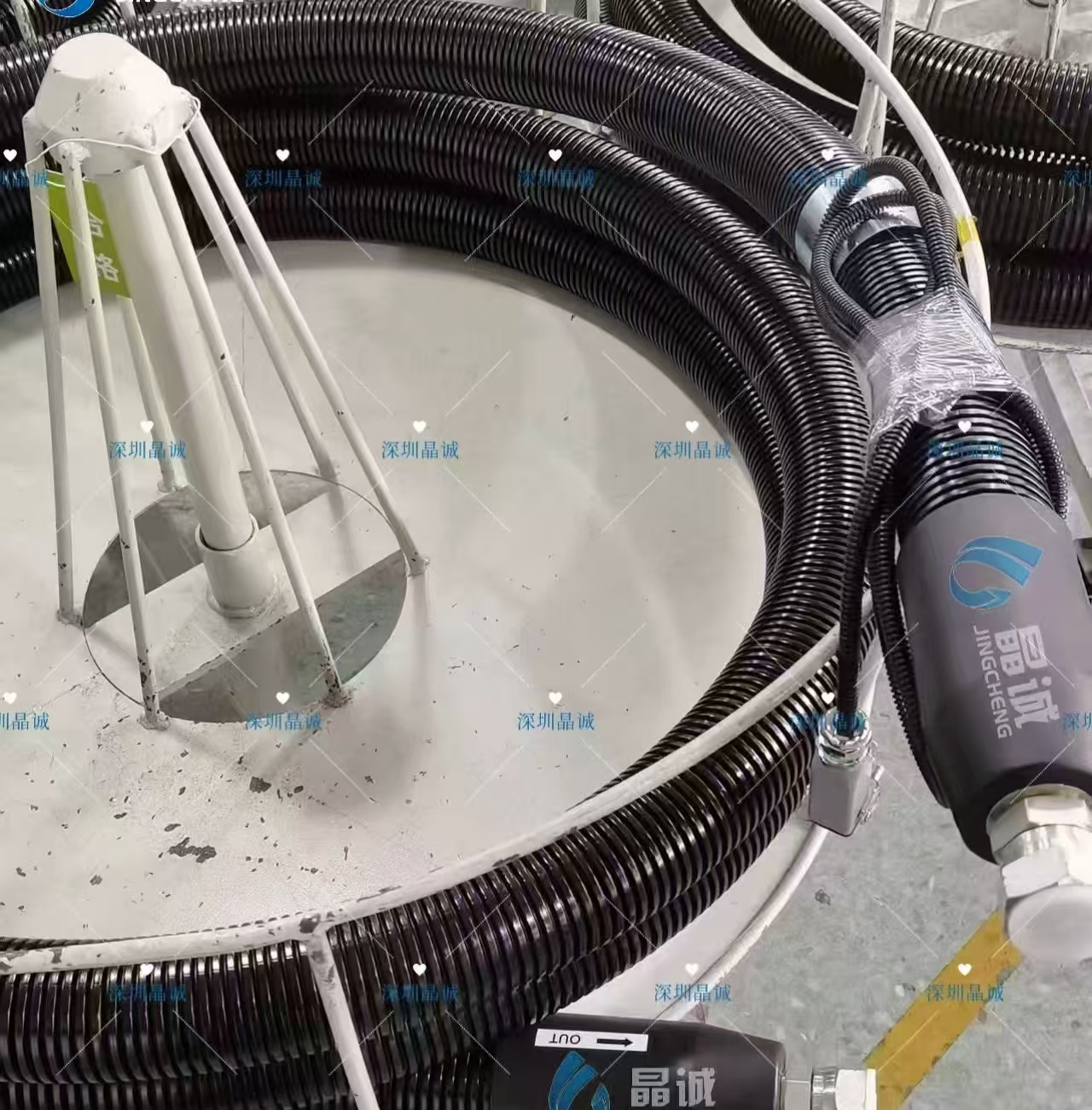 Heated Hose for Automotive Production Line and High-Pressure Glue Pumps