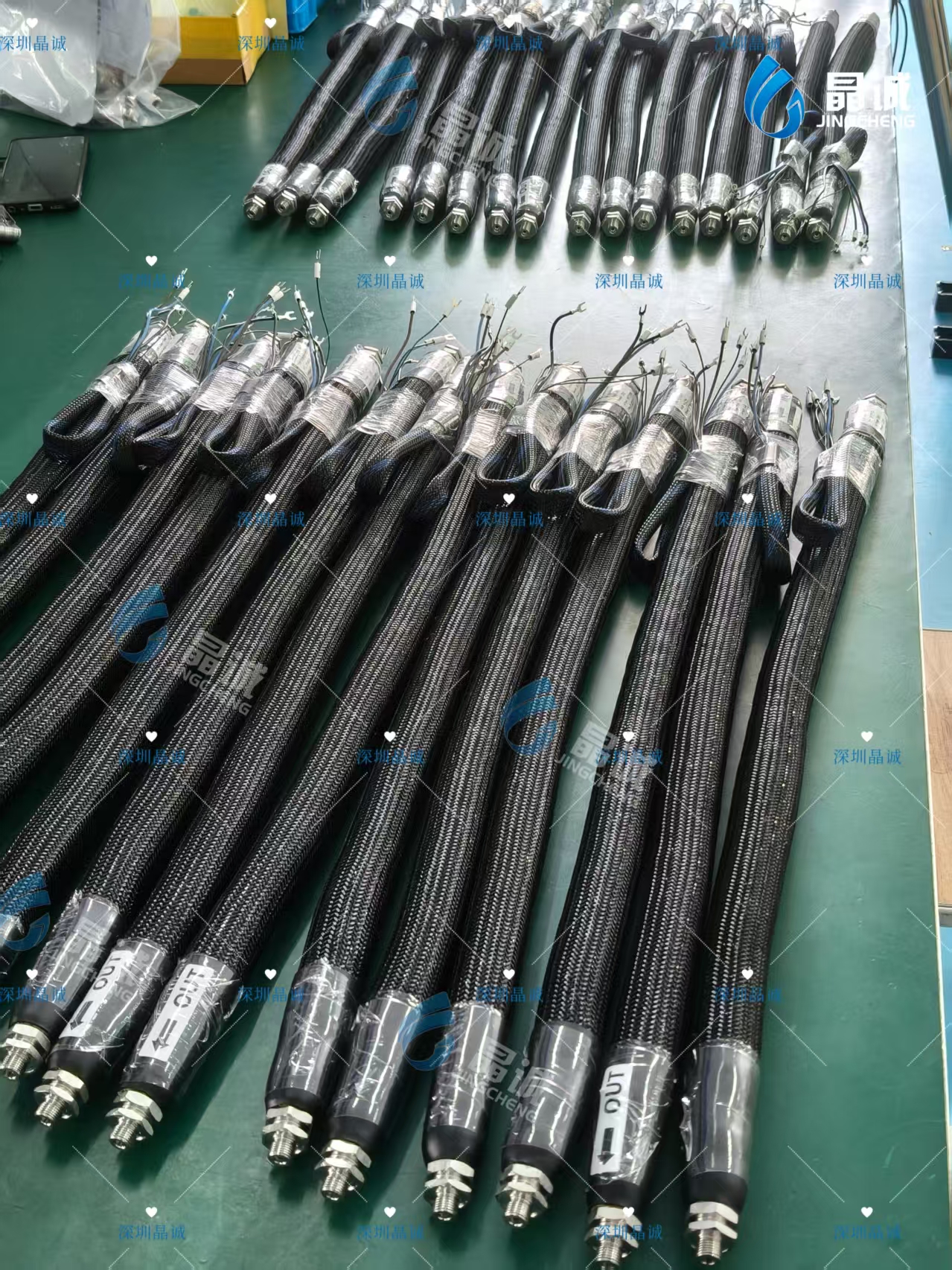 Flexible Anti Solidification PTFE Heated Hose for Paraffin Wax Transfer and 3D Printing Equipment