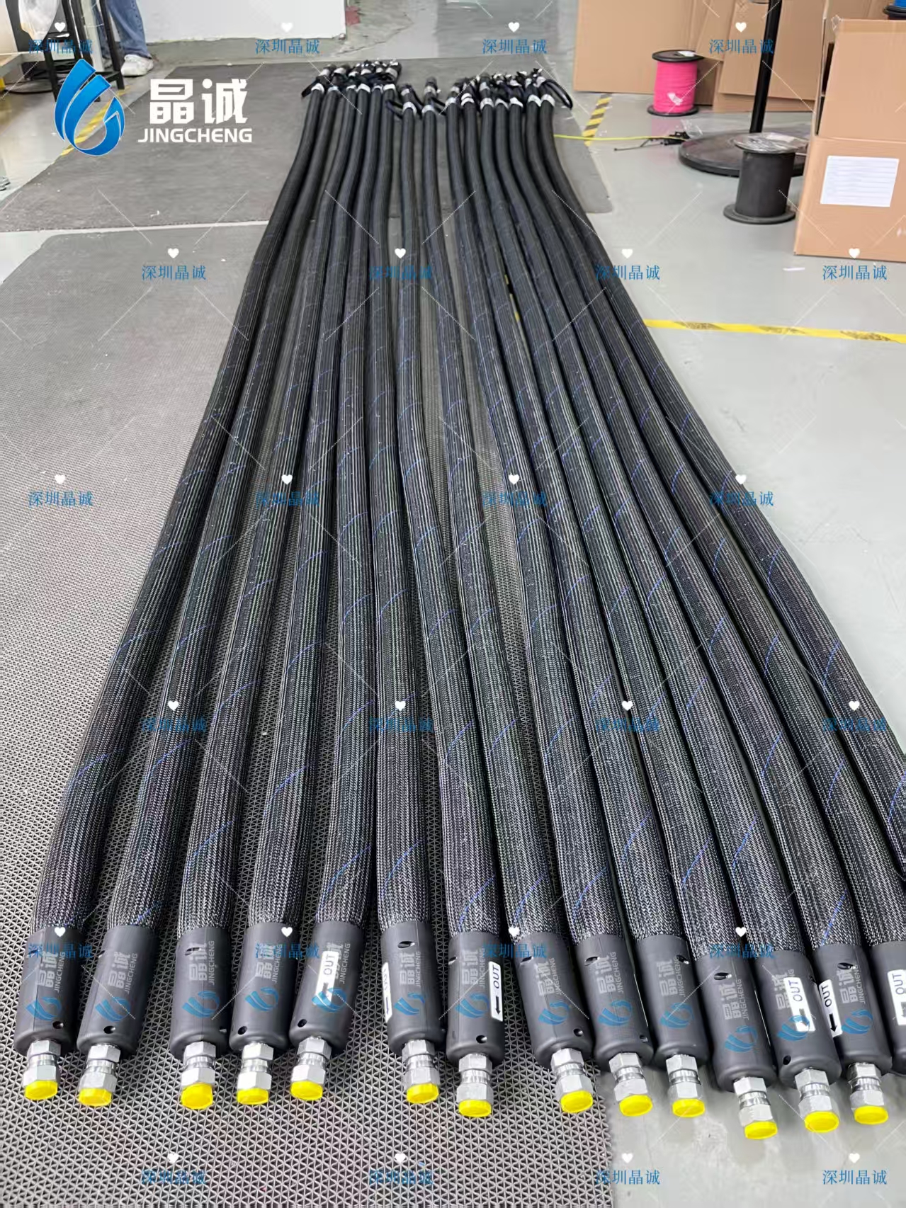 Industrial PTFE Heated Hose Hot Melt Glue Dispensing Insulation Tube Corrosion Resistant Custom Teflon Heating Pipe