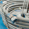 PTFE Convoluted Braided Hose for Compact Process Equipment and Tight-Radius Fluid Connections