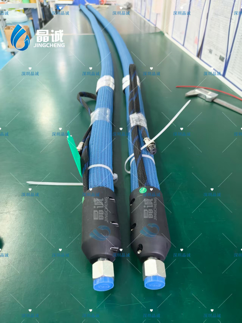 Factory Custom PTFE Heated Hose Strict Quality Control for Hot Melt Dispenser Robot And Auto Gluing System