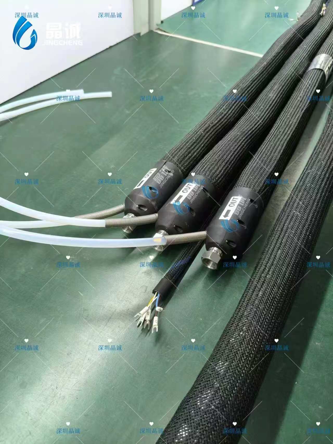 Gas Sampling PTFE Heated Hose with Evenly Woven Heating Layer for Flue Gas and Emission Monitoring