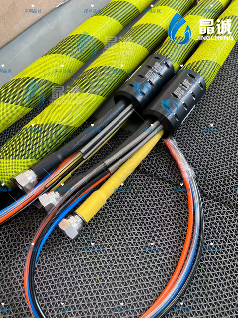 Teflon Polyurethane Composite Hose, Inner Layer PTFE Teflon, Outer Layer PU Abrasion and Acid-Base Resistant Conveying Tube