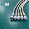 Single-Layer 304 Stainless Steel Braided Smooth Bore PTFE Hose for High-Pressure Chemical, Hydraulic and Automotive Lines