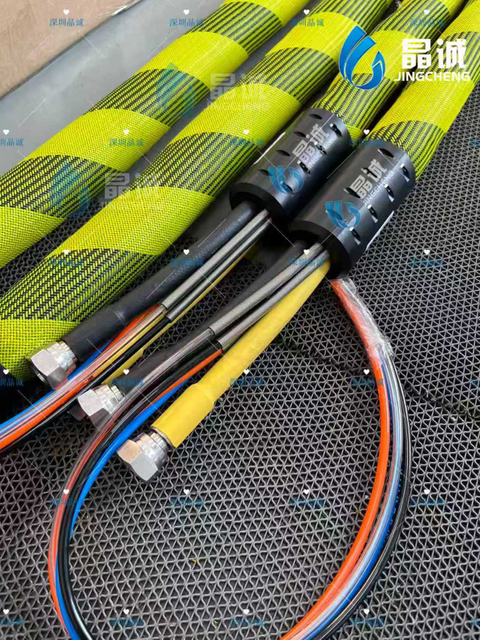 Flexible PTFE Heated Hose with Corrosion Resistant Bore & High Flexibility for PU Foam Production Lines
