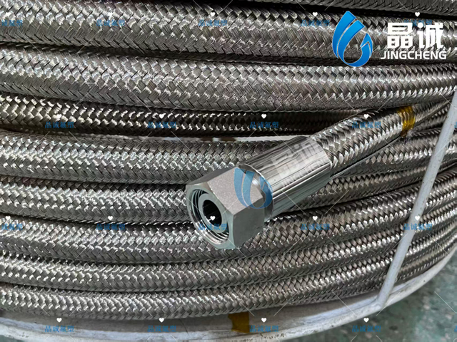 Spiral Wire Wound PTFE Hose for Extreme Pressure Industrial Applications