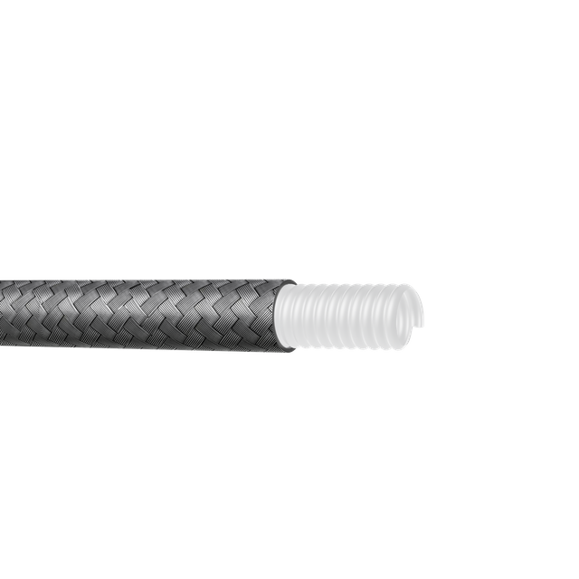 Convoluted Braided PTFE Hose for Flexible Dynamic Equipment Systems