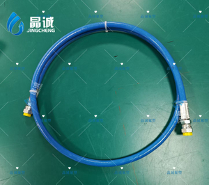 TPU Covered PTFE Braided Hose with Protective Outer Layer for Industrial Fluid Transfer Applications