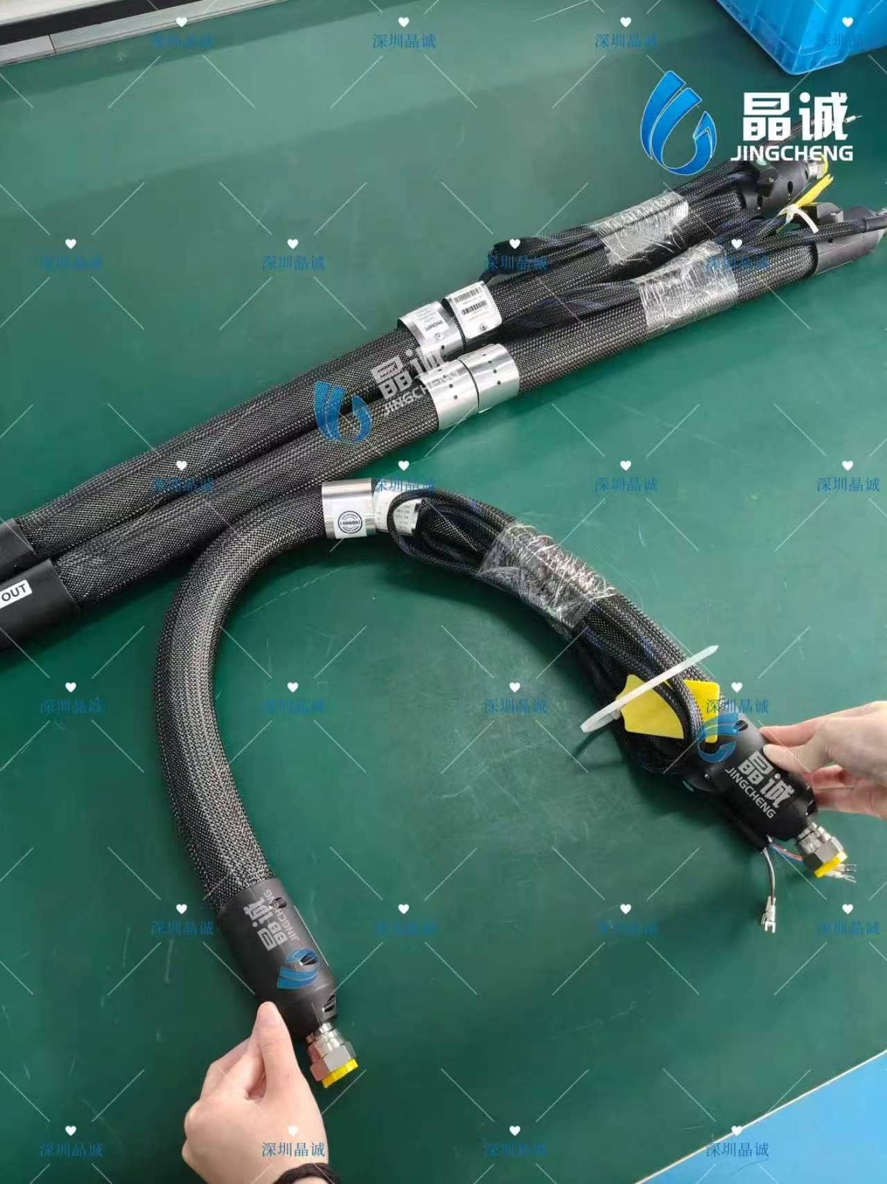 High-Temperature High-Pressure Heated Extruder Hose with PTFE Inner Tube for Plastic Melt Transfer and Film Extrusion