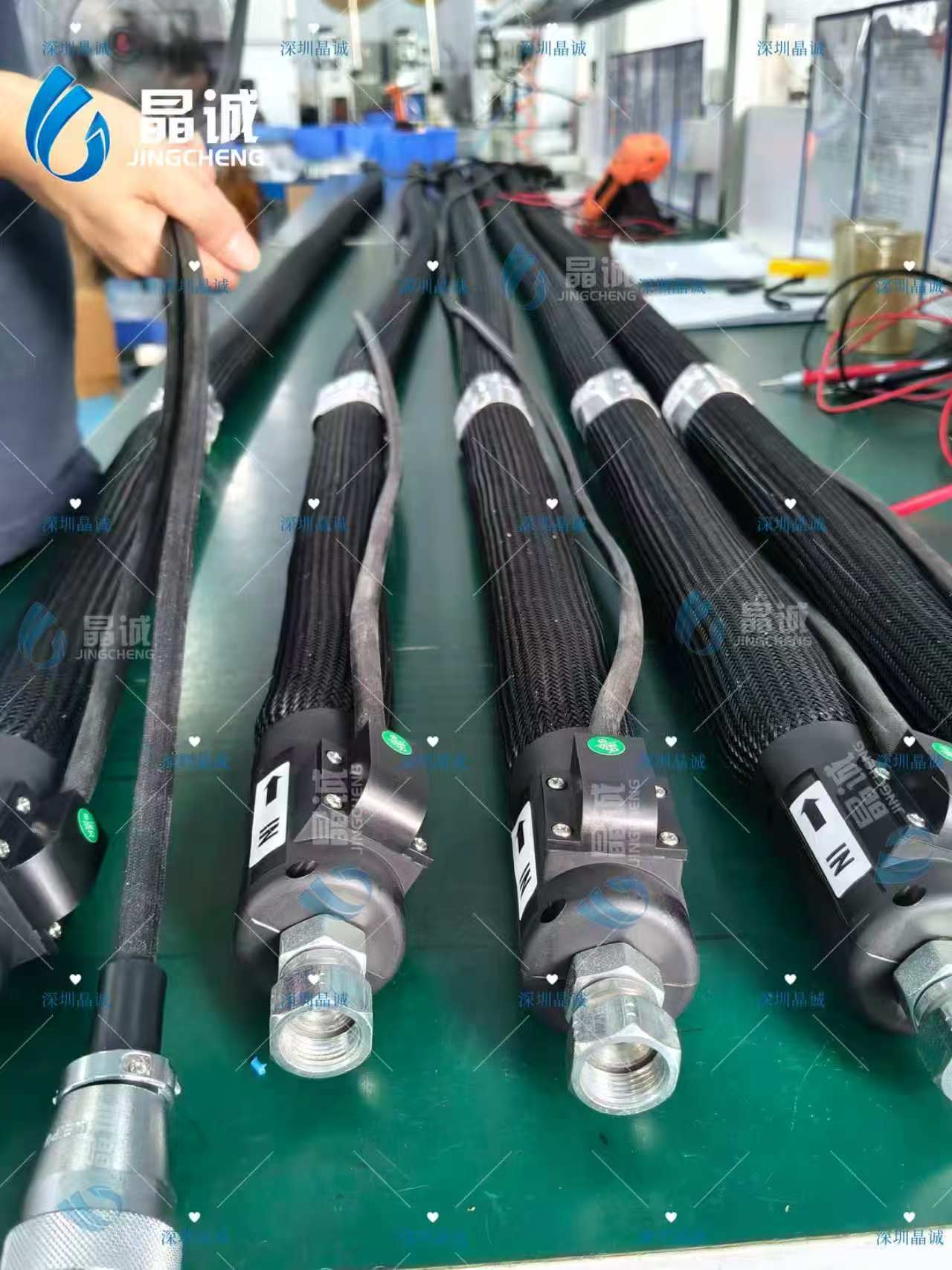 Electrically Heated PTFE Hose with Curing-Safe Design for PUR Adhesive Dispensing Lines