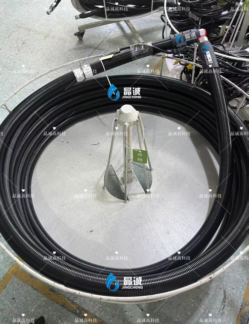 Custom PTFE Heated Hose Hot Melt Glue Dispensing Tube For Automotive Robot Gluing Coating