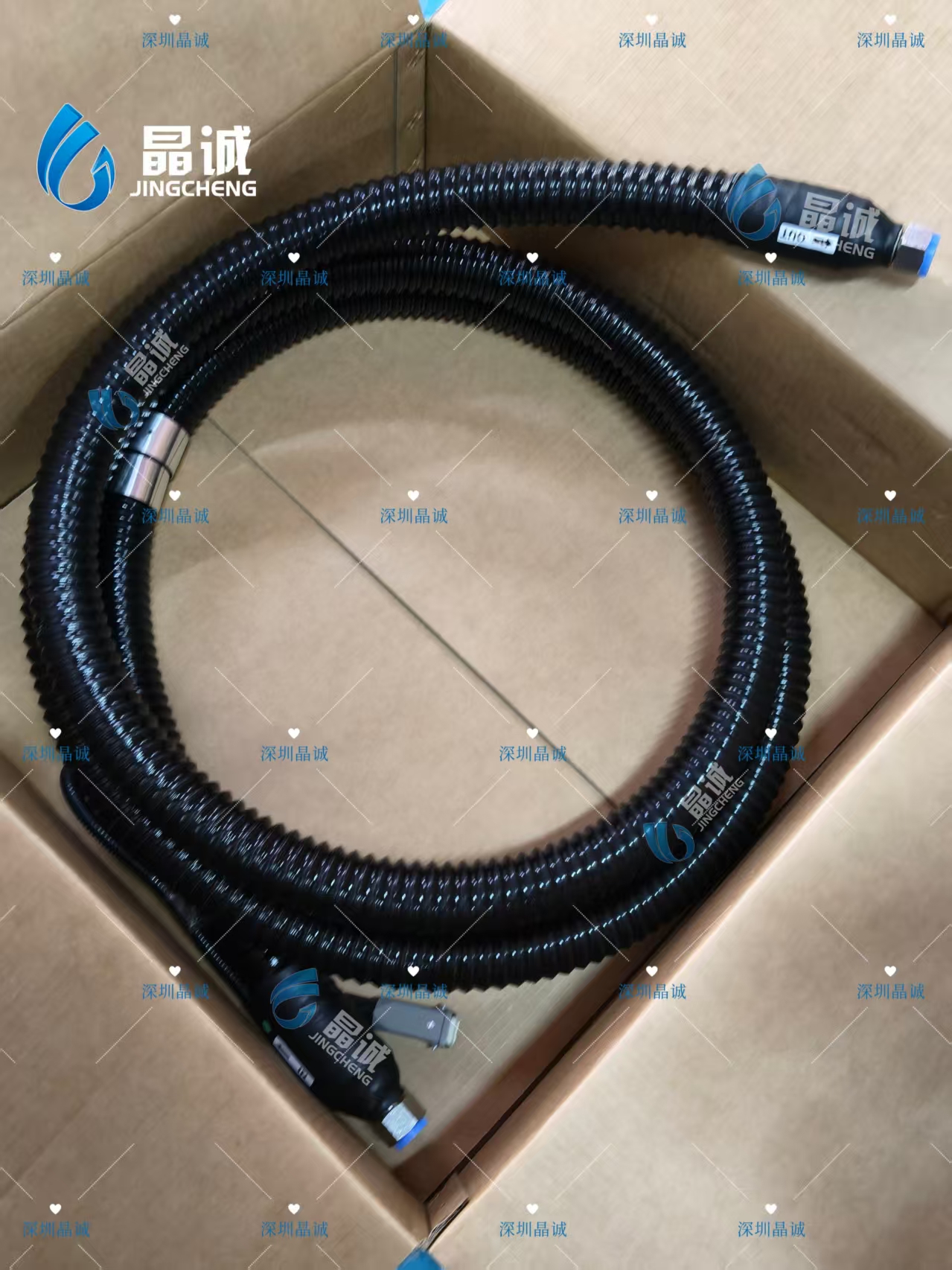 PTFE Heated Transfer Hose Special Custom Service For Dispensing Coating Automotive Robot Glue Application