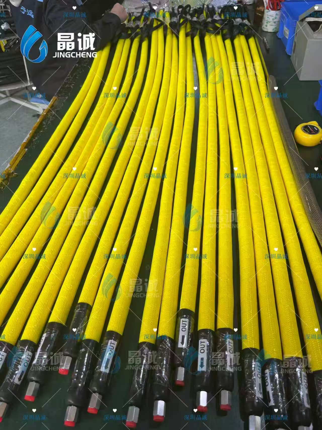 PTFE Lined Paraffin Heated Hose with Uniform Heat Distribution for Industrial Additive Manufacturing