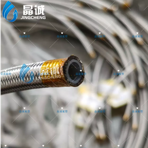 Double-Braided PTFE Hose for Multi-Fluid Industrial Machinery and Pressure-Stable Transfer
