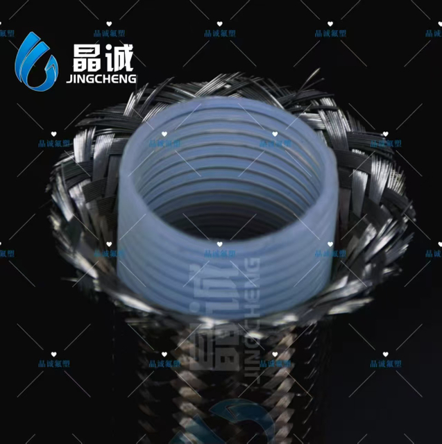 Smooth Bore Corrugated PTFE Hose for Stable Industrial Fluid Transfer