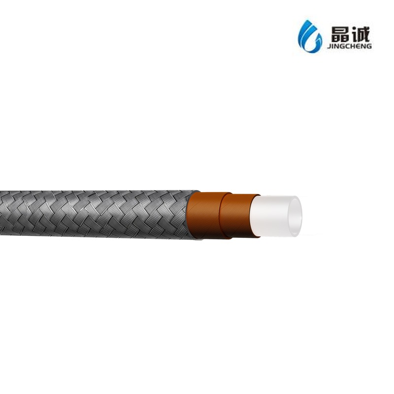 Copper-Plated Steel Wire Spiral Wound 304 Braided PTFE Hose for High-Pressure Fuel, Chemical and Hydraulic Piping